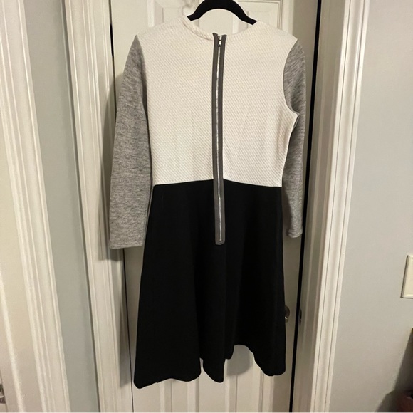 *DONATED* LOFT | Women’s Dress | White Black Grey | Size 6 Tall - Picture 7 of 9